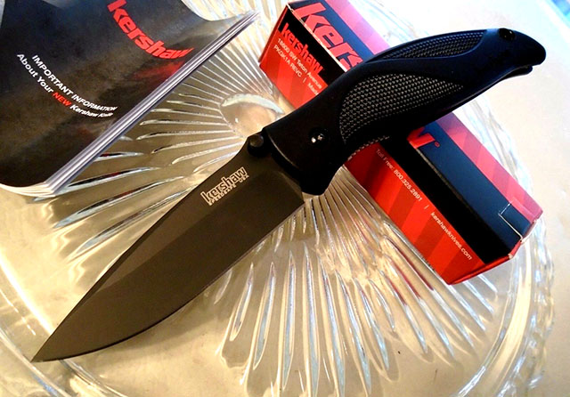 Kershaw 1550 Blackout Ken Onion 2